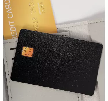 Sticker carte bancaire effet texture sombre moderne - TenStickers