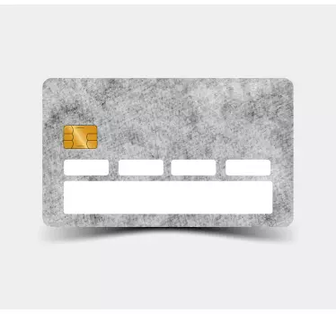Sticker Carte Bancaire Texture originale de pierre grise grunge - TenStickers