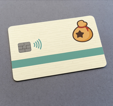 Sticker carte bancaire thème gaming "clochettes" - TenStickers