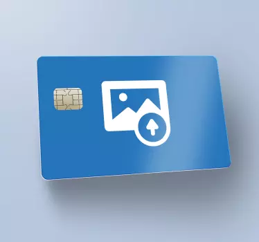 Stickers carte bleue personnalisable - TenStickers