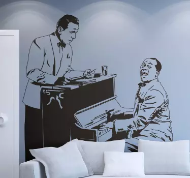 Sticker Casablanca piano - TenStickers