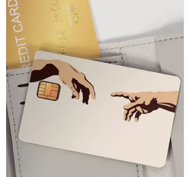 Autocollant carte bancaire Michelangelo - TenStickers