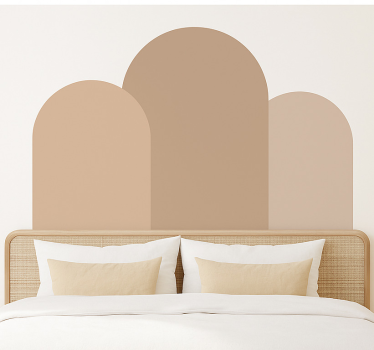 Sticker chambre motif d'arche bohème - TenStickers