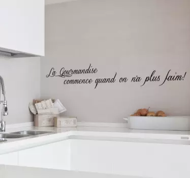 Sticker cuisine La gourmandise - TenStickers