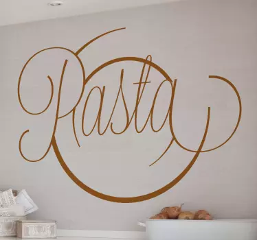 Sticker cuisine pasta - TenStickers