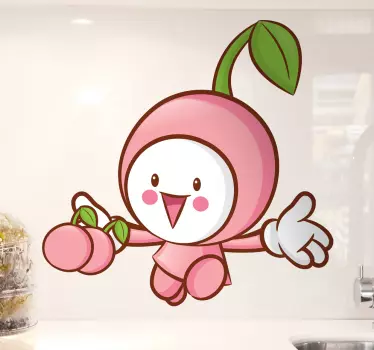 Sticker cuisine petite cerise - TenStickers
