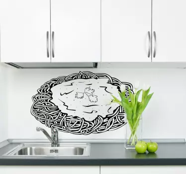 Sticker cuisine spaghettis - TenStickers