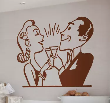 Sticker cuisine tchin tchin - TenStickers