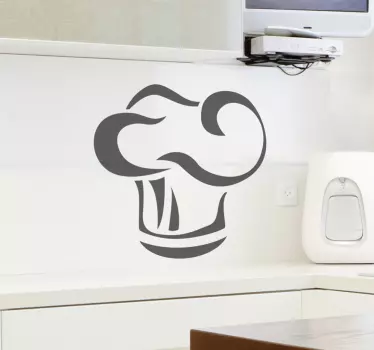 Sticker cuisine toque du chef - TenStickers