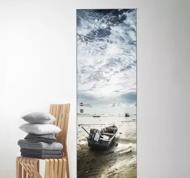 Sticker porte bord de mer - TenStickers