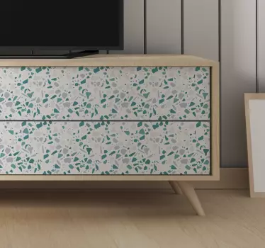 Sticker Deco Meuble Marbre coloré - TenStickers