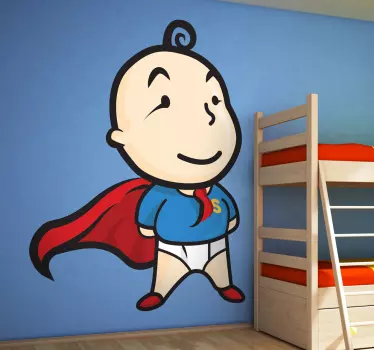 Sticker enfant superbébé - TenStickers