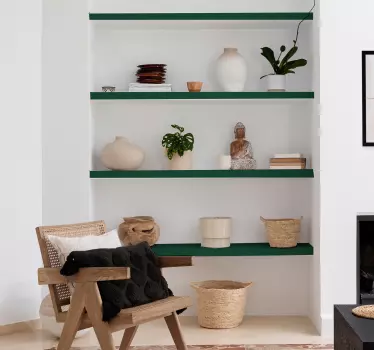 Adhésif meuble Ikea étagère LACK couleurs - TenStickers