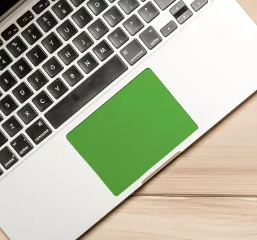 Sticker ordinateur portable couleur unie pour touchpad - TenStickers