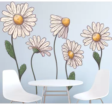 Sticker fleur arrangement de fleurs charmantes - TenStickers