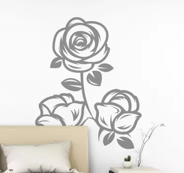 Sticker fleur arrangement floral élégant - TenStickers