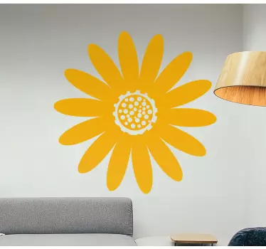Sticker fleur fleur épanouie - TenStickers