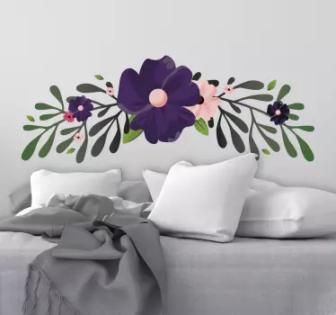 Sticker fleur décoration arrangement floral - TenStickers