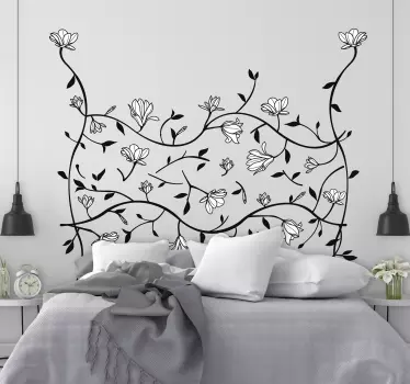 Sticker fleur motif branches florales - TenStickers