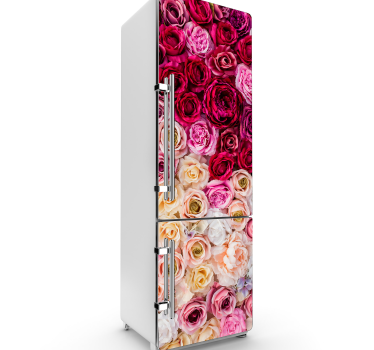Sticker fleur motif floral roses - TenStickers