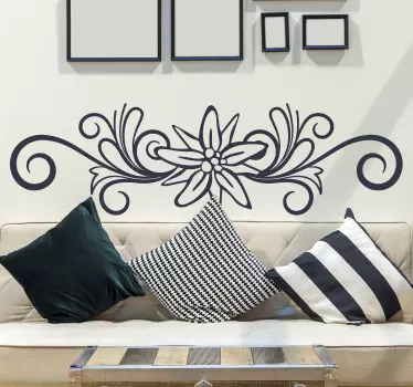 Sticker Fleur ornementale - TenStickers