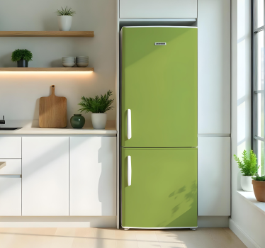 Sticker frigo couleur verte - TenStickers