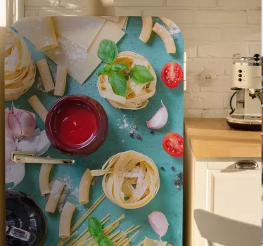Sticker frigo pasta - TenStickers