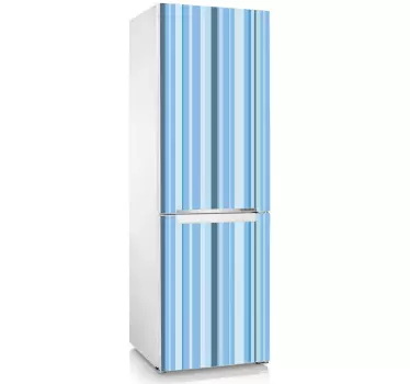 Sticker frigo tons bleus - TenStickers