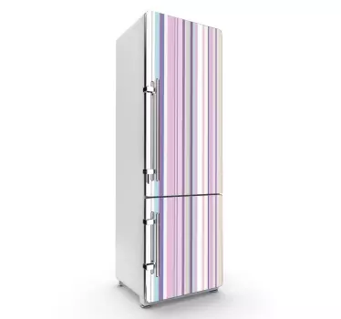 Sticker frigo tons roses - TenStickers