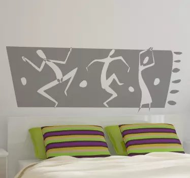 Sticker frise inspiration africaine - TenStickers