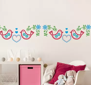 Sticker frise murale Autriche - TenStickers