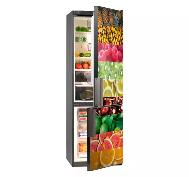 Sticker Maison Texture Fruits - TenStickers