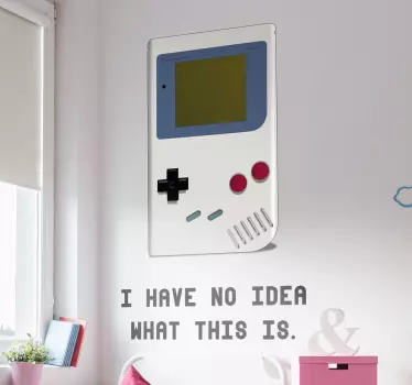 sticker game boy nintendo - TenStickers