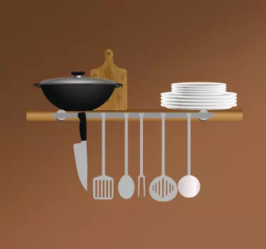 Sticker cuisine outils de cuisine réalistes - TenStickers