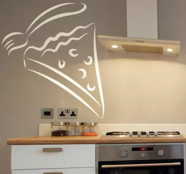 Sticker gâteau et fourchette - TenStickers