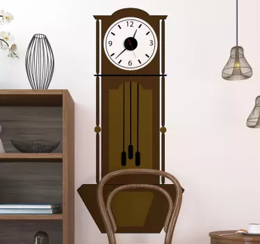 Sticker horloge ancienne - TenStickers