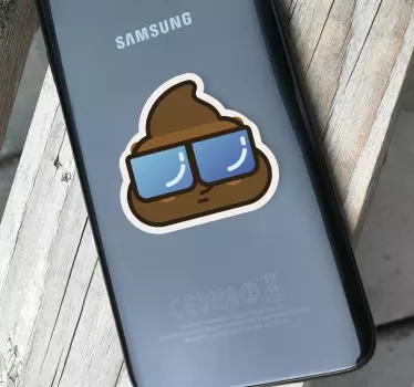 Autocollant Pictogramme Crotte de WhatsApp - TenStickers