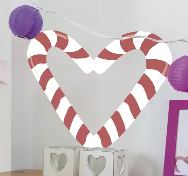 Sticker Chambre Enfant sucres-d'orges en coeur - TenStickers