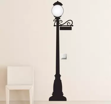 Sticker interrupteur lampadaire - TenStickers