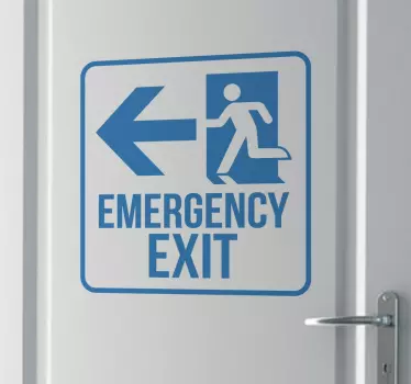 Sticker issue de secours exit - TenStickers