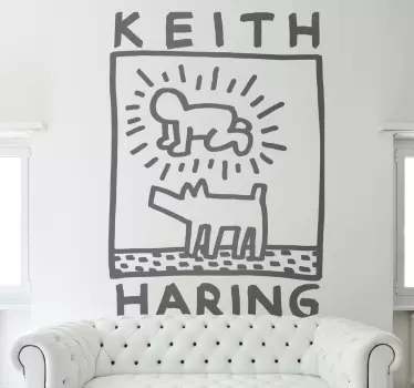 Sticker Keith Haring - TenStickers
