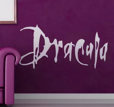 Sticker logo Dracula - TenStickers