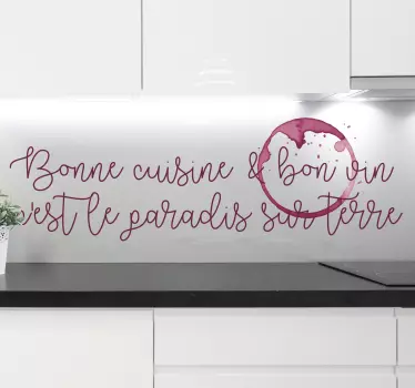Sticker Mural Bonne cuisine - TenStickers