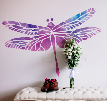 Sticker Mural Libellule Dessin - TenStickers
