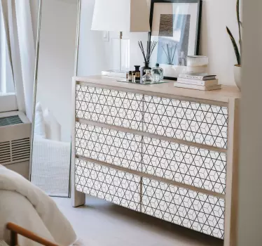Sticker meuble motif scandinave - TenStickers