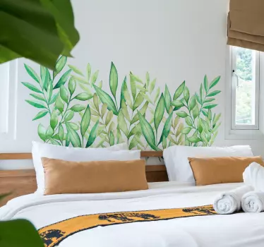 Sticker Mural Plantes d'eucalyptus - TenStickers