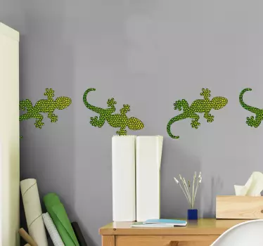 Sticker Maison Reptile Gecko - TenStickers