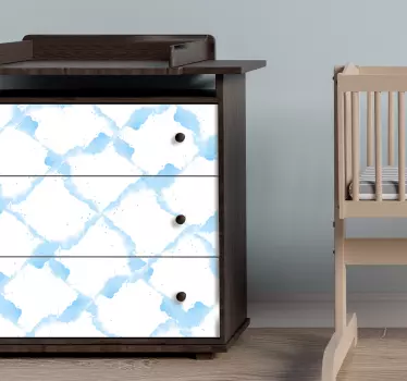 Sticker Pour Meuble Motifs Aquarellés - TenStickers