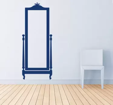 Sticker miroir classique - TenStickers