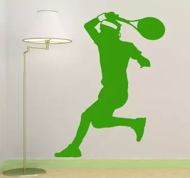 Sticker monochrome tennis tir - TenStickers